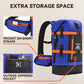 HEETA Dry Bags Waterproof Backpack 40L for Men & Women, Roll Top Heavy Duty Cushioned Hiking Backpack for Kayaking Boating Paddle Boarding Fishing Travel Camping Beach Vacation Cruise Ship Essentials