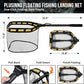 PLUSINNO Fishing Backpack with Floating Fishing Net, Tackle Boxes, Waterproof Sling Tackle Bag For Fish Gear With Rod Holder, Gifts for Men