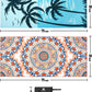 2 Pack Oversized Microfiber Beach Towel, 75'x 35', Sand-Free, Quick Drying, Super Absorbent