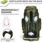 King'sGuard 70L Camping Hiking Backpack Tactical Backpack Military Molle Rucksack Backpack for Outdoor - Roamly