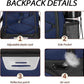 LARIPOP Basketball Bag, Sports Backpack with Ball Holder & Shoe Compartment, Water Resistant Gym Bag for Soccer Volleyball Travel