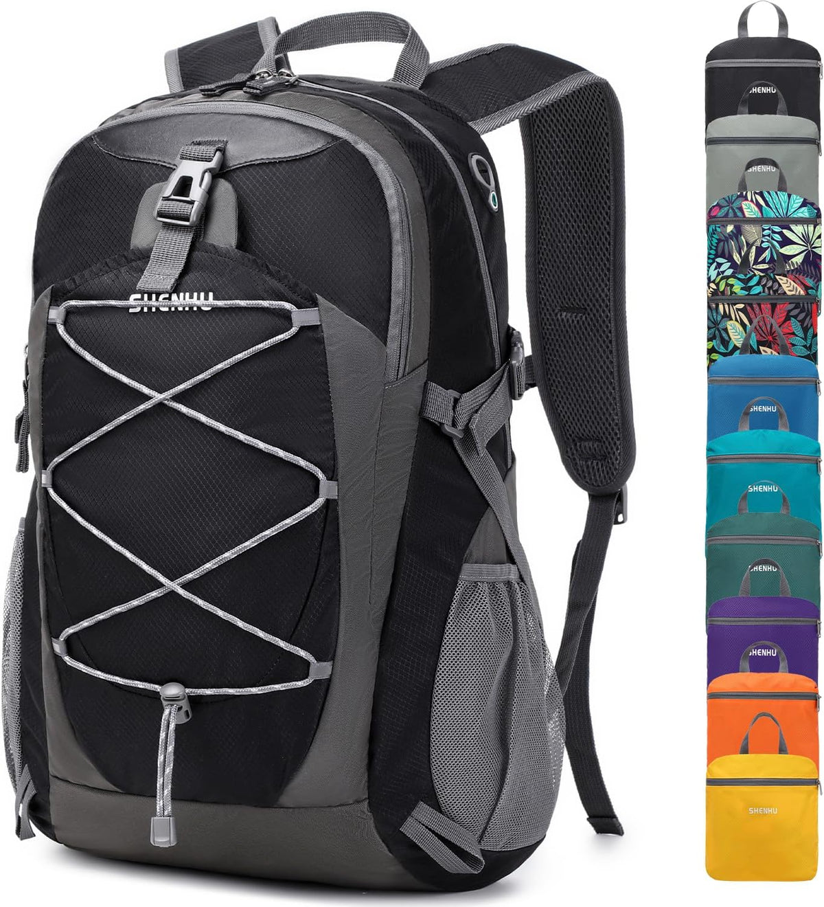 40L Hiking Backpack Lightweight Daypack Waterproof Travel Camping Backpack for Men Women Sport Packable - Roamly