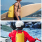 HEETA Waterproof Dry Bag with Front Zippered Pocket for Women Men, 5L/10L/20L/30L/40L Roll Top Lightweight Dry Storage Bag Backpack for Travel, Kayaking, Boating, Rafting, Camping, Hiking & Beach