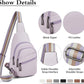 Sling Bag Crossbody Bags for Women Small Cross Body Bag Fanny Packs Chest Sling Purse for Daily Travel Leisure Sport