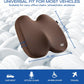 Skechers Memory Foam Seat Cushion,Ribbed Fabric Office Chair Cushion for Tailbone Pain Relief,Butt Pillow for Office Chair,Car Seat Cushion,Long Sitting Office Workers,and Car Drivers,Brown