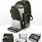 MATEIN Fishing Sling Bag with Lure Rod Holder & Phone Pouch, Waterproof 3600 Tackle box Backpack with Removable Bait Binder