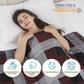 L'AGRATY Weighted Blanket - 48"x72" 20lbs Cooling Breathable Heavy Blanket Microfiber Material with Glass Beads for Adult All-Season Summer Fall Winter Soft Thick Comfort