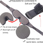 Sleep Mask for Men and Women 3D Contoured Eye Mask Patented Adjustable Light Blocking Night Mask for Sleeping (Grey)