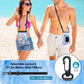 Large Waterproof Phone Pouch, Floating Dry Bag for iPhone 15 14 13 12 11 Pro Max Galaxy S22 S21 Waterproof Bag Sunscreen Glasses Storage Universal Dry Pouch for Swimming Rafting Boating