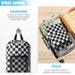 Positive Square Travel Laundry Bag Backpack, Portable with Adjustable Straps, Drawstring Closure & Mesh Pocket - Perfect for College, Apartment & Camping
