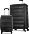 American Tourister Westridge Hardshell Luggage Set - 2 Piece Set - 20/28" Carry-On & Large Checked Luggage Set with Spinner Wheels - Expandable Hard Suitcases for Travel - Hard ABS Shell - Black