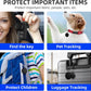 Air Tracker Tags-2 Pack Tracker Tag Work with Apple Find My (iOS 14.6 Above Only) Smart Tag Item Finders for Key, Luggage, Backpack，etc.(Black, 2 Pack)