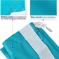 HOMEST XL Nylon Laundry Bag with Strap, Large Dirty Garments Organizer, Easy Fit a Hamper or Clothing Basket, Can Carry Up to 4 Loads of Clothes, Sky Blue