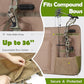 Bow Hunting Backpack 3.0 for Men, Saddle Camo backpack with Bow Holder, Compound Bow Hunting Bag for Saddle Hunting Deer and Elk