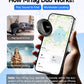MiTag Duo - Bluetooth Tracker for iOS or Android, Smart Tracking Tag/Key Finder/Luggage Tracker/Item Locator, Compatible with iOS Find My or Google Find Hub App, IP67 Waterproof (1 Pack)