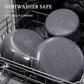 GiPP Ceramic Non Stick Frying Pans Set Removable Handle, Dishwasher & Oven Safe Nonstick Skillets with Detachable Handle, Healthy Cooking Compatible with All Stovetops, PFOA Free, RV Cookware set