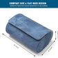Longjet Watch Roll Travel Case for Men Portable Watches Organizer Box with Removable Velvet Pillow Holder (2 Slot Denim Blue)