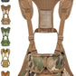 Binocular Harness Chest Pack - Lightweight Hunting Chest Rig with Rangefinder Pouch, MOLLE System Bino Harness for Bow Hunting, Tactical Chest Pack for Men, Veteran Owned Gear, MultiCam