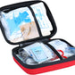 Breakwater Supply™ First Aid Kit for Car, Home, Office, Travel, Dorm, Businesses, 101 Piece HSA FSA Household & AirBNB Essentials Medical Kit & Emergency Supplies with Ice Pack + Waterproof Case Red