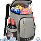 Cooler Backpack - 40 Cans Insulated Leak Proof Backpack Cooler Portable Picnic Camping Beach Hiking BBQ Picnic Bag for Men and Women -Grey