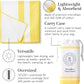 Laguna Beach Textile Co. Recycled Microfiber Quick Dry Beach Towel - Mojave Yellow