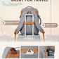 LOVEVOOK Travel Backpack for Women & Men 40L,Airline Approved Carry On Backpack Travel Essentials,TSA Carry on Luggage,Waterproof Personal Item Travel Bag,Suitcase with 3 Packing Cubes,Grey-Brown