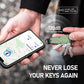 Zeeker Air Keychain, Key Organizer Works with Apple Find My, Built-in airtag chips, Holds 2-6 Keys, Car Key Chains with GPS Tracker, Key Finder, Minimalist Key Holder for Men and Women, (iOS Only)