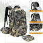 MOXULE Hunting Backpack Waterproof Pack: 25L Hunting Gear with Rain Cover,Hunting Day Pack with Rifle Bow Gun Holder (Camo)
