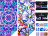 2 Pack Microfiber Oversized Lightweight Beach Towel 71"x32" XL Extra Large Thin Sand Free Towels Travel Swim Pool Yoga Gym Camping for Adults Women Men Beach Essentials Accessories Vacation Gift