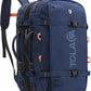 Tolaccea Travel Backpack for Men Women, 40L-50L Carry On Backpack with Wet Dry Compartment, Flight Approved Laptop Daypack Fits 15.6", Convertible Expandable Large Rucksack Duffel Bag for Work Travel