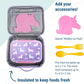 Wildkin Kids Insulated Lunch Box – Durable and Reusable for School & Travel - Wild Horses