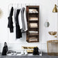 Simple Houseware 5 Shelf Hanging Closet Organizer, Brown