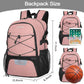 LARIPOP Basketball Bag, Sports Backpack with Ball Holder & Shoe Compartment, Water Resistant Gym Bag for Soccer Volleyball Travel