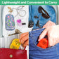 Serfeymi Weekly Travel Pill Organizer 2 Times A Day AM PM Upgraded Rainbow Pill Box 7 Day with Portable Zipper PU Leather Pill Case, Medicine Organizer for Pills, Vitamins, Fish Oils - Floral 02