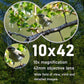 TRV 10x42 Binoculars for Adults High Powered - Waterproof Fogproof BAK4 Prism, with Phone Adapter for Bird Watching, Hunting, Travel