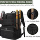 MATEIN Fishing Backpack, Water Resistant Tackle Storage Bag with Rod Holders & Cooler, Fishing Gifts for Men