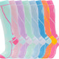 Compression Socks for Women Men Circulation Knee High 8 Pairs for Nurses, Running, Travel, Athletic