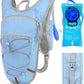 Lightweight Hydration Backpack 2L Water Bladder Pack for Running, Cycling, Hiking – Anti-Theft Water Backpack with Phone Holder, Trekking Pole Holder & Reflective Strips for Men & Women