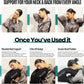 Modern Advantage Inflatable Travel Pillow for Airplanes with Adjustable Extra Bottom, Support Head & Chin to Avoid Neck & Shoulder Pain, for Travelling, Office Napping with Eye Mask & Earplug