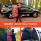 UNPLUG Waterproof Bags for Travel -1680D Heavy Duty Waterproof Duffel Bag for Camping, Motorcycle Dry Bag, Hunting Bag, Bug Out Bag, dry bags for kayaking waterproof boat bag (65L Storm Grey) - Roamly