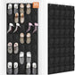 FENTEC 35 Large Pockets Over The Door Shoe Organizer, Mesh Hanging Shoe Organizer Shoe Rack for Closet Mesh Closet Shoe Holder, Over Door Organizer, Shoe Organizer for Wall, Black, 1 Pack
