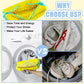XXL Shoe Washing Machine Bag - 2-Pack Reusable Shoe Cleaning Bags, 360° Deep Clean for Tennis Shoes, Sneakers and Slippers, Includes 2 Storage Dust Bags (Yellow)