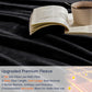 PHF Ultra Soft Fleece Throw Blanket, No Shed No Pilling Luxury Plush Cozy 300GSM Lightweight Blanket for Bed, Couch, Chair, Sofa Suitable for All Season, 50" x 60", Black