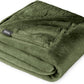 Bare Home Fleece Blanket - King Size - Ultra-Soft Lightweight for Bed, Sofa, and Couch - Luxury Microplush - Cozy Warm Blanket (King, Cypress)