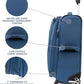 Travelpro Maxlite 5 Softside Expandable Upright 2 Wheel Carry on Luggage, Lightweight Suitcase, Men and Women, Ensign Blue, Carry On 20-Inch - Roamly