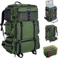 Goture Fishing Backpack with Cooler, 72L 600D Tackle Backpack Included 4 3700 Tackle Boxes, Dry & Wet Split Compartment, Large Fishing Tackle Bag with Rod Holders,Rain Cover for Travel Camping Hiking