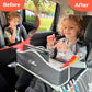 PILLANI Kids Travel Tray for Car - Car Seat Tray for Kids, Roadtrip Essentials, Carseat Table Tray for Kids Road Trip Activities - Toddler Lap Desk Organizer for Airplane