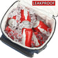 FlowFly Double Layer Cooler Insulated Lunch Bag Adult Lunch Box Large Tote Bag for Men, Women, With Adjustable Strap,Front Pocket and Dual Large Mesh Side Pockets