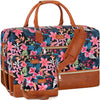 Weekender Bag for Women, Travel Duffel Bag Carry On Overnight Bag with Shoe Compartment Large Nylon Travel Weekend Tote Bag - Roamly