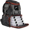 Ego Kryptek Tactical Tackle Box Backpack, Durable Fishing Tool Bag, 1000D Nylon Fabric with PVC Back, Water-Resistant, Multiple Storage Pockets, Laser-Cut Molle Loops, Includes 4 Tackle Trays